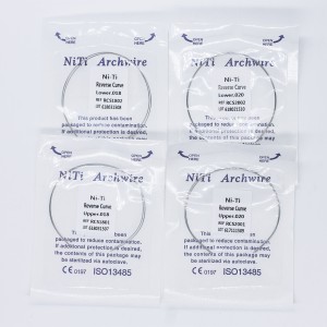 Arcuri NITI Revers  Rotunde .016 Inferioare -Set 2 buc